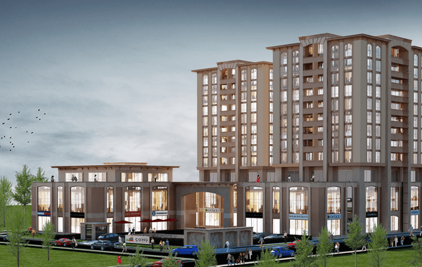 Fiberton Prekast A.Ş. Nuri Çomu İş Ve AVM prekast, gfrc, grc, uhpc cam elyaf takviyeli beton dış cephe kaplama sistemleri-1