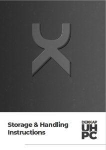 Dekkap UHPC Storage & Handling Instructions